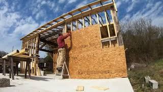 Building A Shop Out Of Green Wood A SawmillBuilding Video