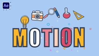 Motion Elements Falling Text Animation in After Effects Tutorials