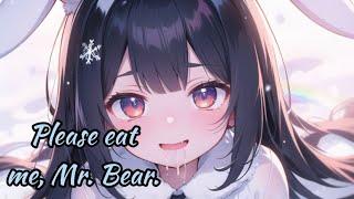 Yandere Bunny Girl Begs You to Eat Her pred. vore stomach sounds spit painting bear listener