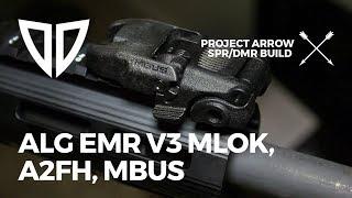 ALG EMR Rail Install & MBUS Sights - Budget SPR DMR AR15 Rifle Build #6