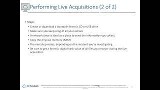 Guide to DF - Chapter 10 - Virtual Machine Forensics Live Acquisitions and Network Forensics