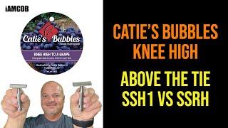 Above The Tie SSRH vs SSH1  Caties Bubbles Knee High  Maritime Brush Co.  RazoRock Don Marco