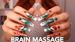 ASMR BRAIN Massage  Mic Scratching Crunchy Sounds Plastic Wrap Tapping Ear Massage Bubble Wrap