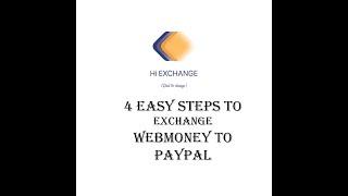 How to Exchange Webmoney to PayPal quickly and with the Best Rate