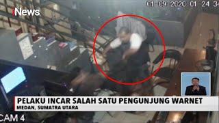 Aksi Penyerangan Sekelompok Pemuda di Warnet Terekam CCTV Sumatra Utara - iNews Siang 0309