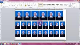 Cara Mudah Cetak Pas Foto di MS WORD