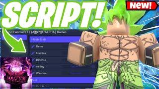 ALPHA Roblox Kaizen Script GUI Hack PASTEBIN 2022 AUTO FARM + INF STATS + V3RMILLION SCRIPT