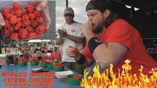 Eating 14 Carolina Reapers in 1 Minute Worlds Hottest Pepper Doesnt Go As Planned  L.A. BEAST