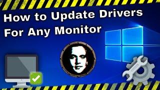 How to InstallUpdate Drivers for Your Monitor Screen or Gaming Display - Fix Monitor Driver Issues