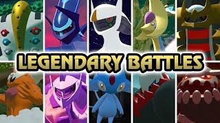 Pokémon Legends Arceus - All Legendary Pokémon Battles HQ