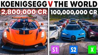 Forza Horizon 5  Koenigsegg Jesko VS The World  The Undisputed Fastest Car In History?