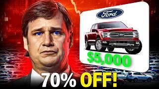 Ford Can’t Sell Their Vehicles Anymore So Now They’re Giving Them Away For…