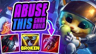 ABUSE THIS GNAR BUILD BEFORE IT GETS NERFED Season 13 Gnar Gameplay League of Legends