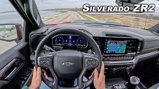 Living With the New Chevrolet Silverado ZR2 - Daily Driving an Off Road Pickup POV Binaural Audio