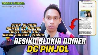 Resiko blokir nomer wa dc pinjol Galbay Pinjol tanpa sebar data