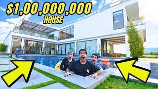 LAST TO LEAVE POOL WINS $10000000 HOUSE  Rimorav Vlogs