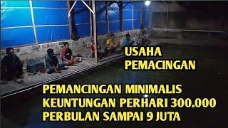 Perhari 300.000  pemancingan minimalis sebulan 9 juta