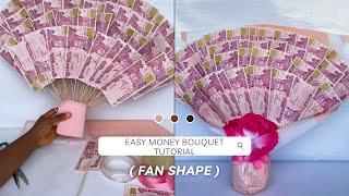 How to make a Money Bouquet & Money fanMoney Bouquet tutorialHow to Make a Fan Shape Money Bouquet