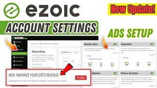 How To Setup Ezoic Account  Ezoic Ads Setup New Update  Ezoic Review