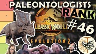 SIGMA TAXONOMY  Paleontologists rank CHASMOSAURUS in Jurassic World Evolution 2