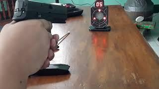 Dry fire laser target