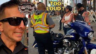 Biker Gets Ticket For Being TOO LOUD at Daytona Bike Week