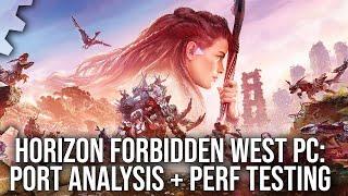 Horizon Forbidden West PC vs PS5 Enhanced Features Performance Tests + Image Quality Boosts