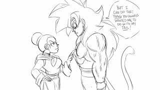 Chichi Loves Blue Not SSJ4  DBZ Comic Dub