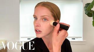 Abby Champion’s On-the-Go Model Skin Care and Makeup Routine  Beauty Secrets  Vogue