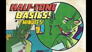 DeBaser HalfTone Effects Basics for Retro Inspired Comic Designs