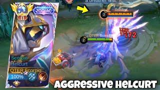 TOP GLOBAL HELCURT PERFECT & SUPER AGGRESSIVE GAMEPLAY  NEW BEST BUILD 2024  MLBB