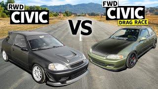 @throtls RWD K20 Turbo Civic vs FWD B18 Supercharged Civic Which is better?