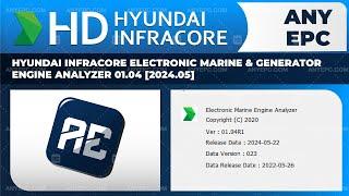 HYUNDAI INFRACORE ELECTRONIC MARINE & GENERATOR ENGINE ANALYZER 01.04 2024.05  PRESENTATION