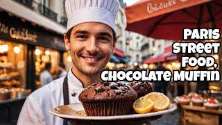 Eating Paris Olympic Village Street Food & Chocolate Muffin Recipe Adventure