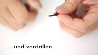 Löten Tutorial - Kabel vorbereiten