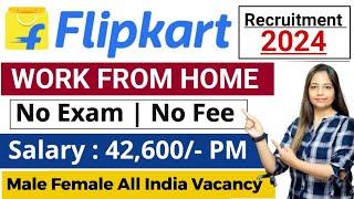 Flipkart New Recruitment 2024  Flipkart From Home Jobs 12th Pass JobsOnline Work From Home Job