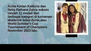 Dua Putri Brigjen Pol Hengky Haryadi Sabet 11 Medali Turnamen Akademik Kelas Dunia