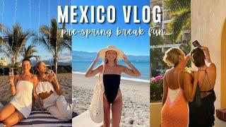 PUERTO VALLARTA MEXICO TRAVEL VLOG 2023  all inclusive pre spring break trip margs & beach days
