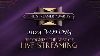 Voting on the 2024 Streamer Awards