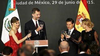 Spains King Felipe makes historic visit to Mexico