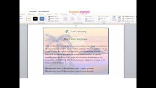 SOLVED How to Make Image Transparent in Word  Make Image Transparent in Word Document Background