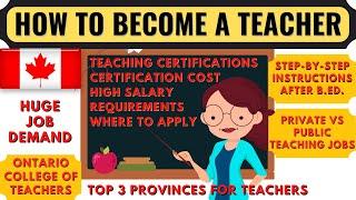 Moving To Canada as a Teacher  Ontario College of Teachers  Teaching Jobs in Canada  Dream Canada