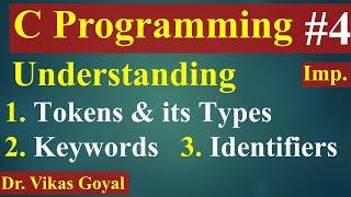 #4 Tokens  Types of Tokens  Keywords  Identifiers with Notes  C Programming  C Language