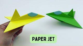 How To Make Easy Paper jet Airplane  For Kids   Craft Ideas  Paper Craft Easy  KIDS crafts