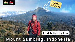 Mt. Sumbing Indonesia  It is different from Indian Mountains