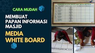 Cara Membuat Papan Informasi Masjid