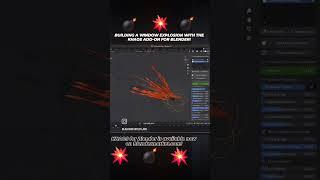Epic Window Explosion VFX  Breakdown utilizing KHAOS Add-on #b3d #blender3d #vfx #3d #aftereffects