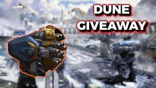 WR - Dune Giveaway + Bagliore Dune Gameplay  War Robots