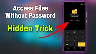 How to Access Files From Locked File Manager On Android Mobile Phone  Cool Android Feature