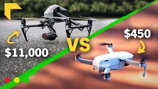 DJI Mini 2 vs $11000 Hollywood Movie Drone